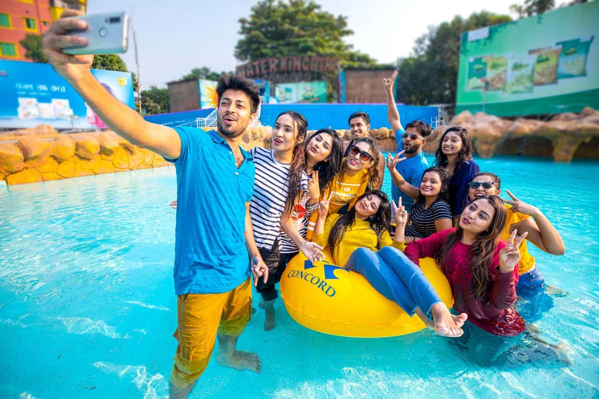 Group outing in the best water park in Dhaka
