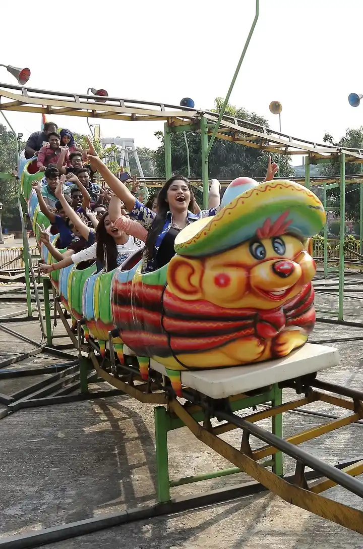 roller coaster in the safest amusement park in Dhaka