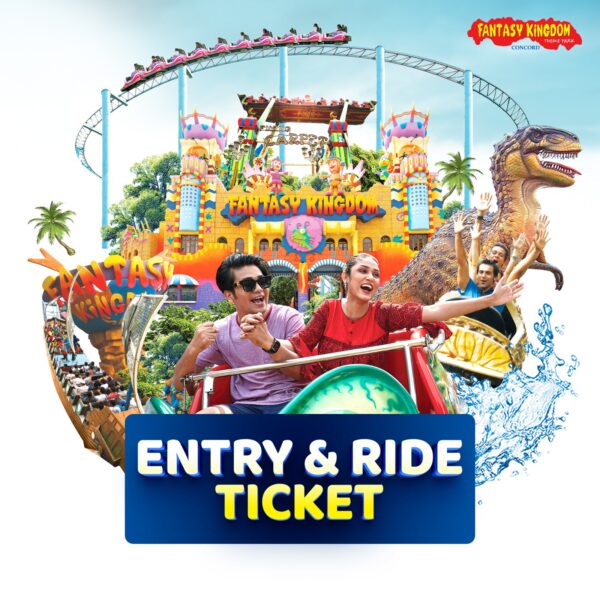 Fantasy Kingdom Entry + 12 Rides Ticket